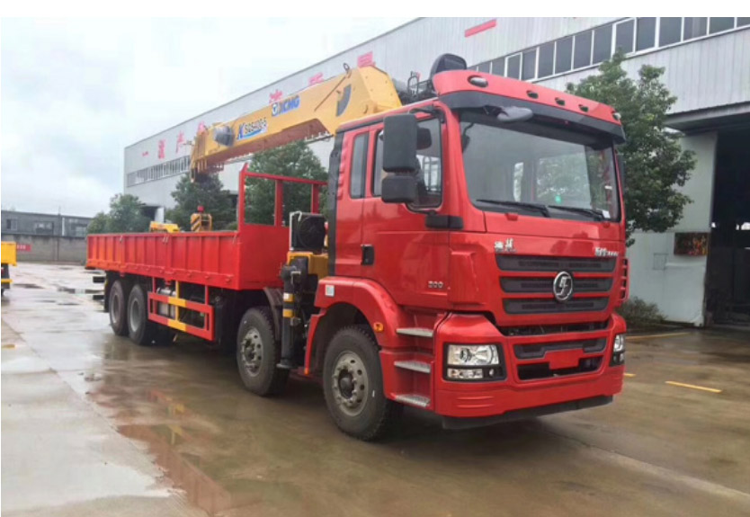 陜汽德龍前四后八16噸徐工隨車吊