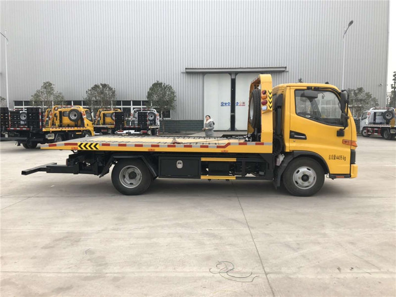 江淮藍牌全落地清障車