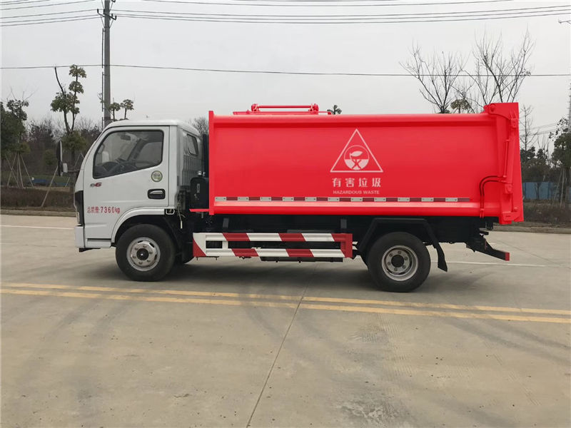 東風(fēng)掛桶垃圾車(chē)（4-5方國(guó)六）