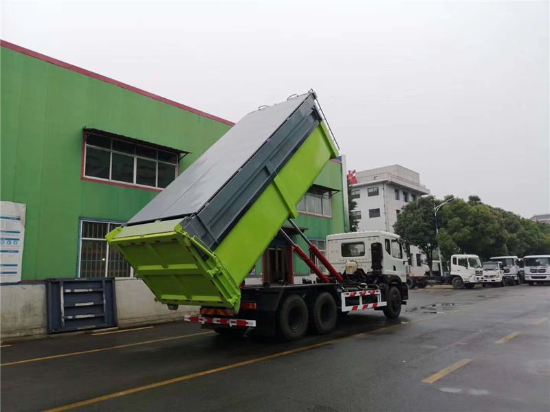 東風(fēng)T5雙橋勾臂垃圾車(chē)（12-16方）