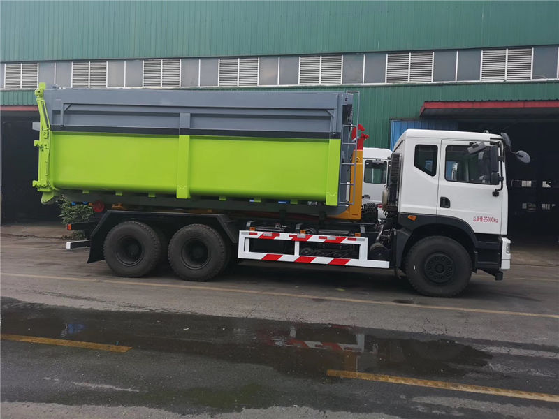 東風(fēng)T5雙橋勾臂垃圾車(chē)（12-16方）