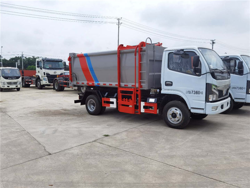東風(fēng)5方掛桶垃圾車(chē)（國(guó)六后壓縮）