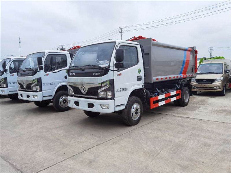 東風(fēng)5方掛桶垃圾車(chē)（國(guó)六后壓縮）